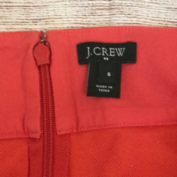 J.CREW Orange Skirt - Picture 2 of 5